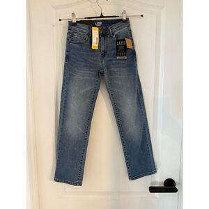 Boys Lazer Blue Ultra Flex Straight Knit Denim Jeans Size 8